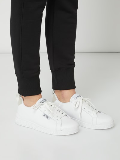 Versace Jeans Couture Sneaker aus Leder Modell 'Linia' Weiss 3