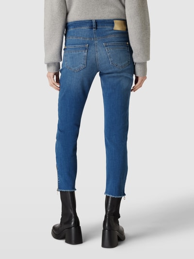 MAC Slim fit jeans met verkorte pasvorm Lichtblauw - 5