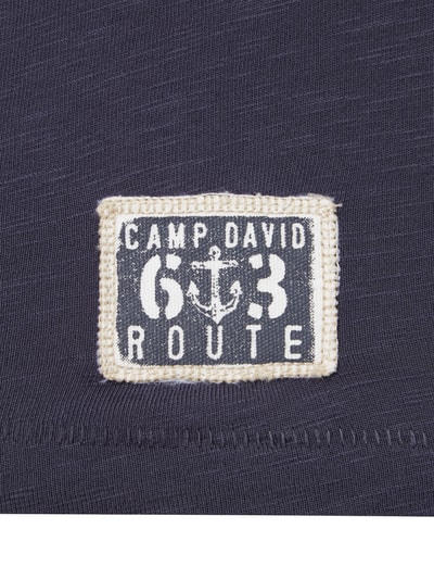 Camp David T-Shirt mit Logo-Details Dunkelblau 4