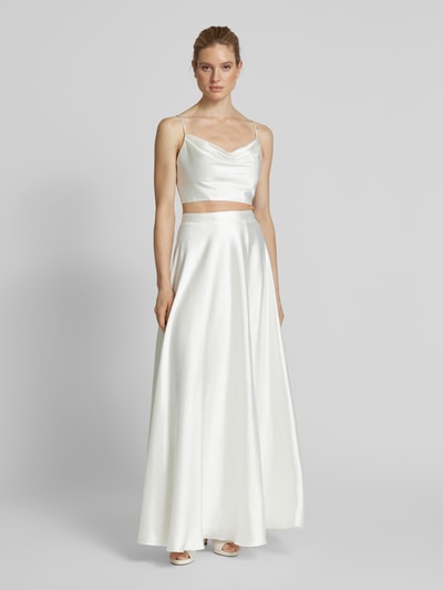 Luxuar Brautkleid aus Satin in zweiteiligem Design Offwhite 4