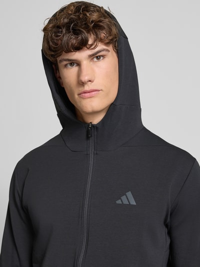 Adidas Training Sweatjacke mit Känguru-Tasche Black 3