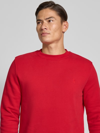 Armedangels Regular Fit Sweatshirt aus reiner Baumwolle Modell 'BAARO FLEECE' Rot 3