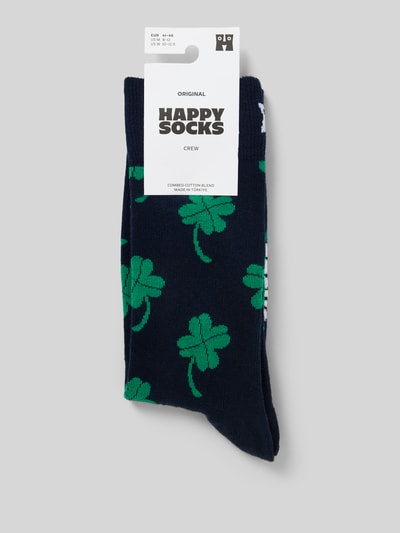 Happy Socks Sokken met ribboord Donkerblauw - 3