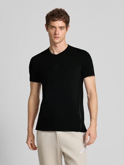 adidas Training T-shirt z nadrukiem z logo Czarny 4