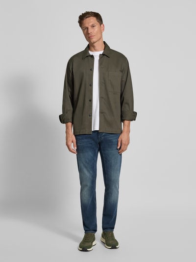 PME Legend Regular fit jeans met logoprint, model 'Commander' Antraciet - 1