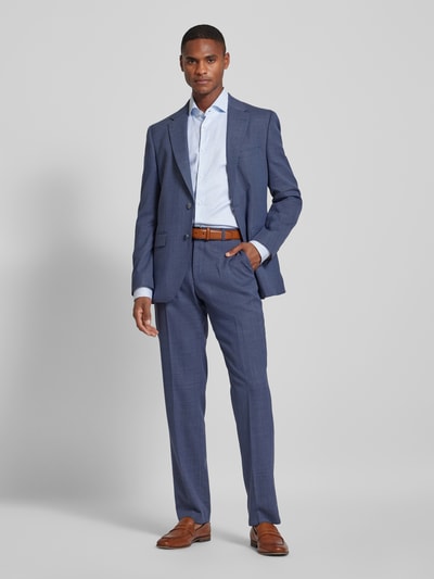 BOSS Slim Fit Business-Hemd mit Haifischkragen Modell 'Hank' Bleu 1