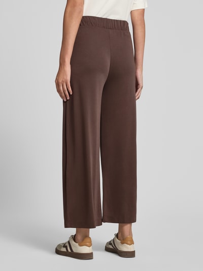 Jake*s Casual Recht broek van modalmix Donkerbruin - 5