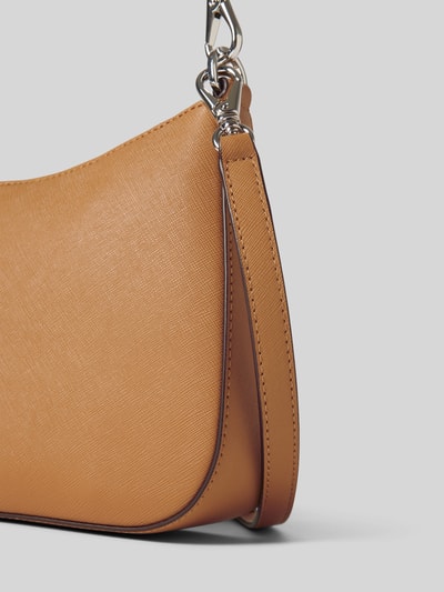 Lauren Ralph Lauren Schultertasche aus Leder mit Label-Detail Camel 3