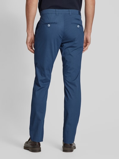 Brax Slim fit chino met Franse steekzakken, model 'FABIO' Marineblauw - 5