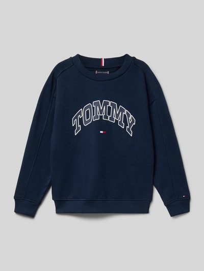 Tommy Hilfiger Kids Bluza o kroju regular fit z mieszanki bawełny Granatowy 1
