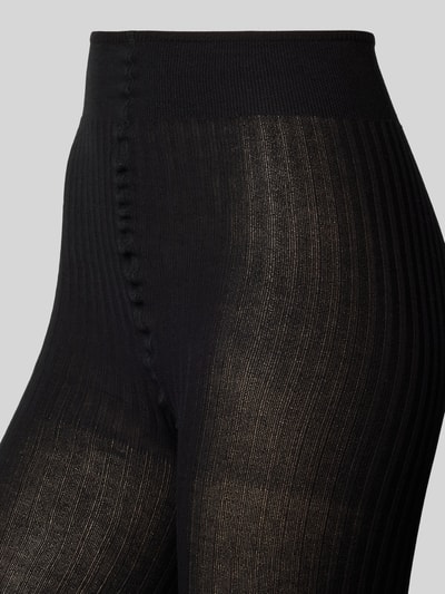 Falke Strumpfhose mit Strukturmuster Modell 'Family' Black 2