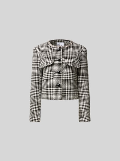 Self-Portrait Jacke mit Woll-Anteil Black 2