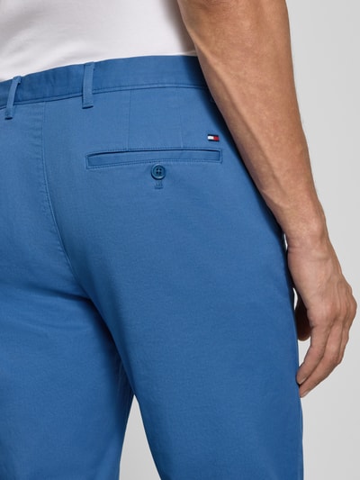 Tommy Hilfiger Straight fit chino van katoenmix Blauw - 3