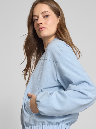 OPUS Jacke mit Stehkragen und Eingrifftaschen Modell 'Jelen' Hellblau 3