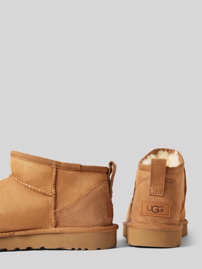 UGG Boots aus Leder Modell 'CLASSIC ULTRA MINI' Cognac 2