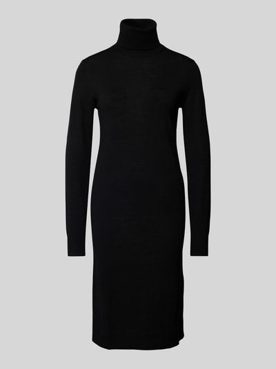 Calvin Klein Womenswear Knielanges Strickkleid aus Lanawolle Black 2