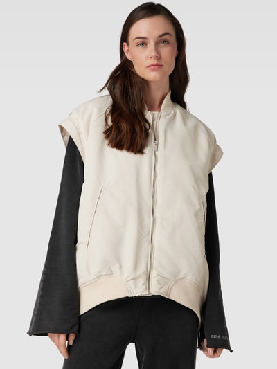 WITHBLACK Bomberjacke mit Stehkragen Offwhite 3