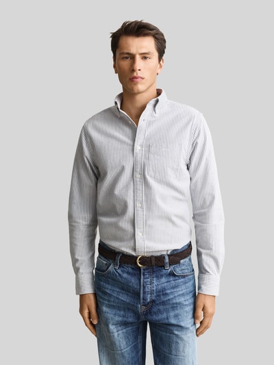 GANT Freizeithemd mit Brusttasche Hellblau 4