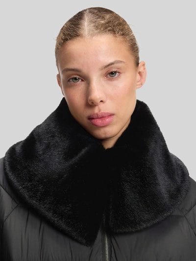 HUGO Blue Regular Fit Steppjacke mit abnehmbarem Kunstfell-Kragen Modell 'Fleuv-1_B' Black 3