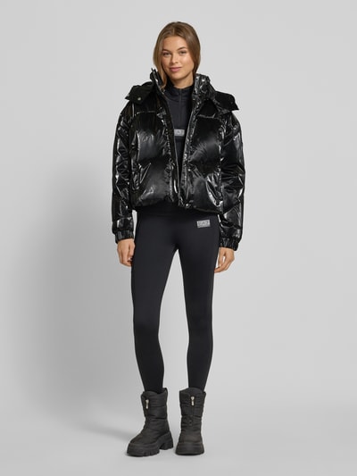 EA7 Emporio Armani Bomberjack met capuchon Zwart - 1