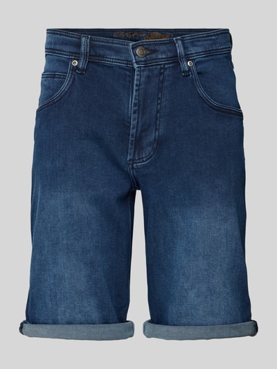 Christian Berg Men Bermuda im 5-Pocket-Design Blau 2