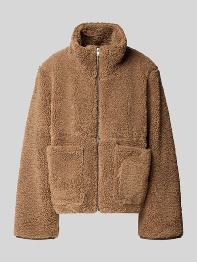 Neo Noir Jacke mit Teddyfell Modell 'Effa' Beige 2