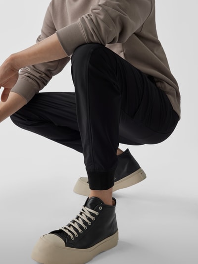 Theory Cargohose mit elastischem Bund Schwarz 3