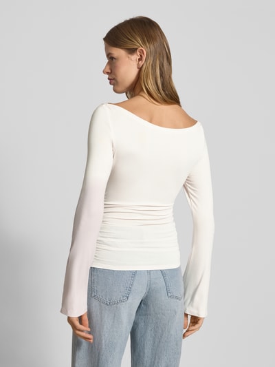 Gina Tricot Shirt met lange mouwen en rimpelingen Lichtroze - 5