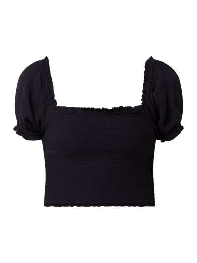 Superdry Cropped Shirt aus Viskose  Marineblau 2