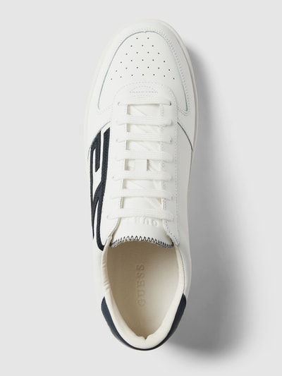 Guess Sneakersy z detalami z logo model ‘SILEA’ Biały 4