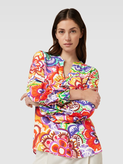 Emily Van den Bergh Blouseshirt met all-over motief Violet - 3