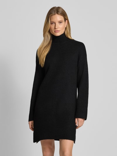 B.Young Strickkleid mit Stehkragen Modell 'Olma' Black 4