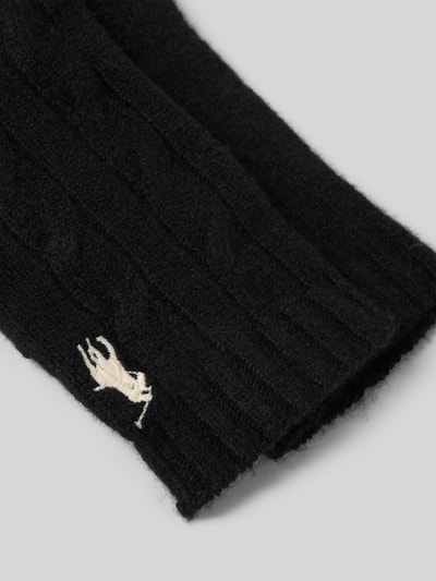Polo Ralph Lauren Wollen handschoenen met kasjmier Zwart - 2