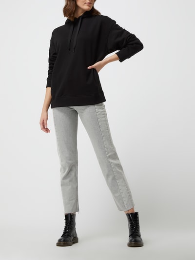 Jake*s Casual Hoodie aus Baumwollmischung  Schwarz 1