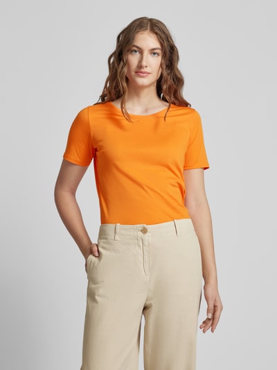 s.Oliver RED LABEL T-shirt in een effen design Oranje - 4