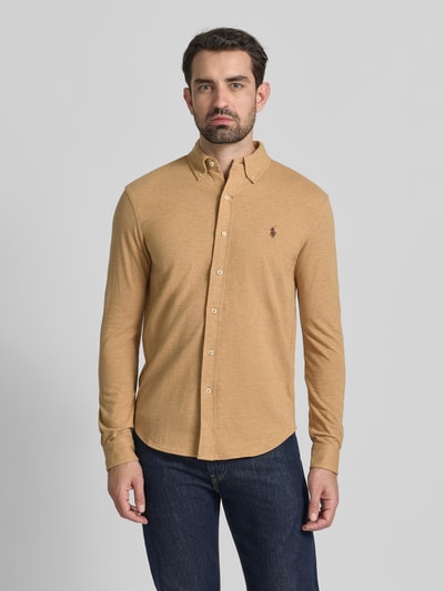 Polo Ralph Lauren Regular Fit Freizeithemd mit Button-Down-Kragen Camel 4