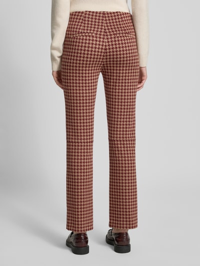 SEDUCTIVE Stoffhose mit Gesäßtaschen Modell 'CINDESSA' Bordeaux 5