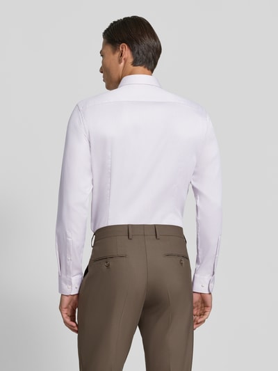 Jake*s Koszula biznesowa o kroju slim fit z czystej bawełny Szarobrązowy 5