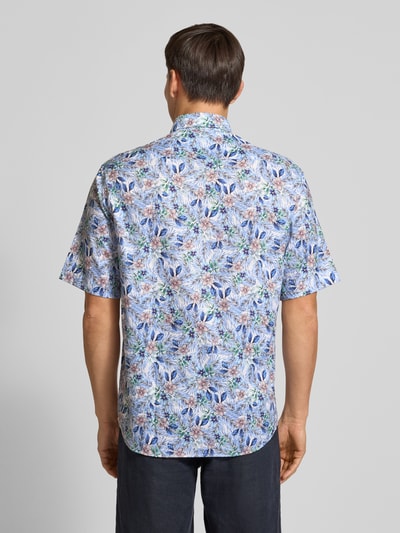 ETERNA Comfort Fit Business-Hemd mit Button-Down-Kragen Bleu 5