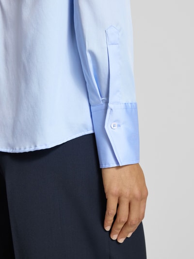 ETERNA Overhemdblouse met knoopsluiting Bleu - 3