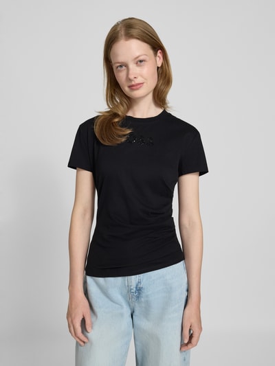 BOSS Slim Fit T-Shirt aus reiner Baumwolle Black 4