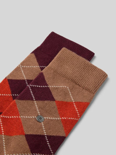 Burlington Socken mit Logo-Detail im 2er-Pack Mittelbraun 2