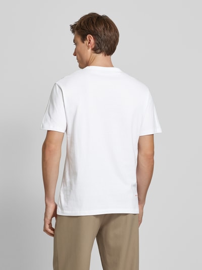 SAVE THE DUCK T-shirt met logopatch, model 'Bram' Offwhite - 5