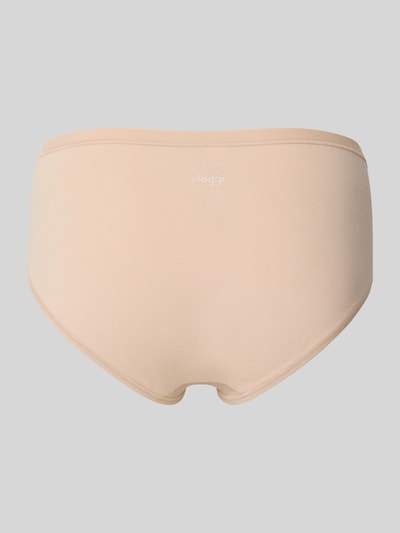 Sloggi Slip mit Label-Print Modell 'GO DAILY' im 3er-Pack Beige 3