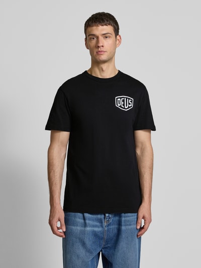 DEUS EX MACHINA T-Shirt mit Label-Print Modell 'Venice' Black 4