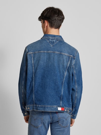 Tommy Jeans Jeansjack met paspelzakken op de borst, model 'RYAN' Donkerblauw - 5