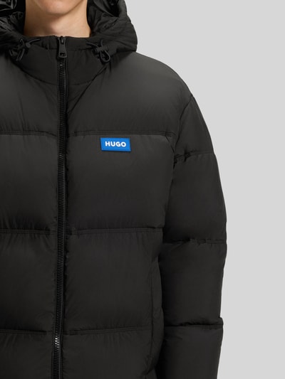 Hugo Blue Relaxed Fit Steppjacke mit Kapuze Modell 'BODO' BLACK 6