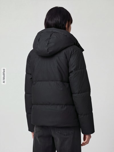 VERO MODA Steppjacke mit abnehmbarer Kapuze Black 5