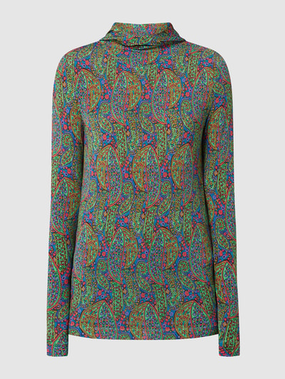 BOGNER Longsleeve mit Paisley-Muster Modell 'Oliana' Gruen 2