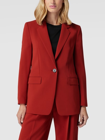 BOSS Black Women Blazer met reverskraag, model 'Jocalua' Roestrood - 4